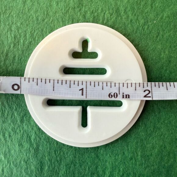 Cookie Press Holiday Baking Disk Set of 11 White Plastic 2”‎ Disks - Picture 3 of 3